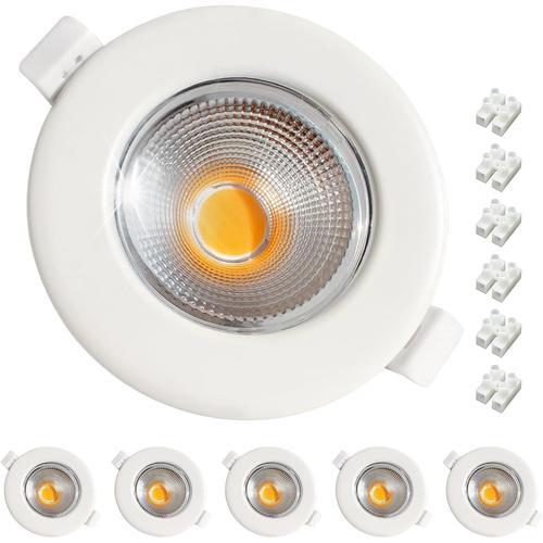 7W Spot LED Encastrable Dimmable Extra Plat,2700K Blanc Chaud Spot ... on Productcaster.