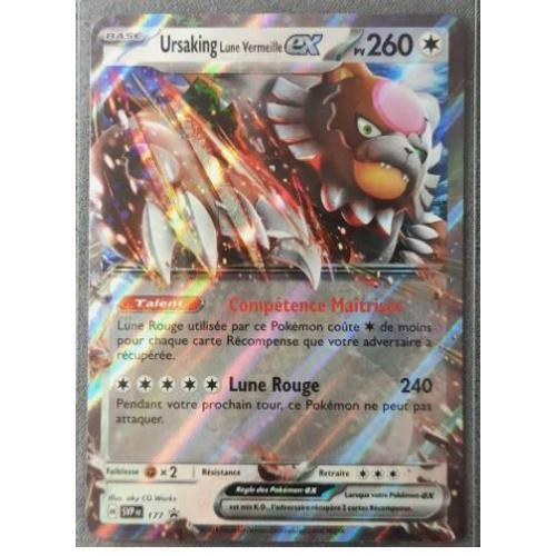 Pokemon Ursaking Lune Vermeille Ex Promo Svp 177 on Productcaster.