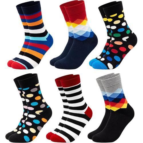 Chaussettes Fantaisie Homme Lot De 6 (Modèle:Sigi) on Productcaster.