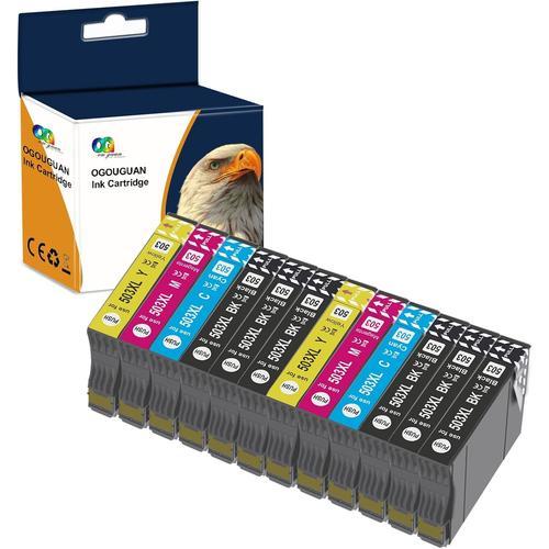 Lot de 12 Cartouches d'encre compatibles avec Epson 503 XL 503 pour... on Productcaster.