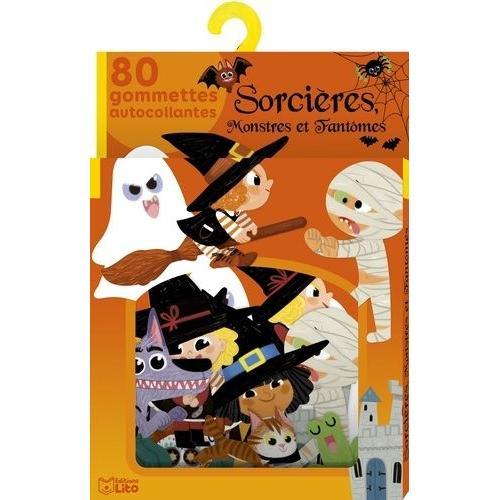 Sorcières, Monstres Et Fantômes - 80 Gommettes Autocollantes on Productcaster.