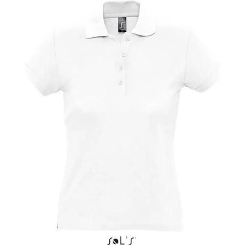 Polo Passion Femme Blanc - L - Manches Courtes - Coupe Ajustée - 10... on Productcaster.