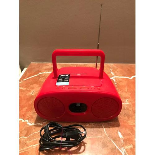 Lecteur cd radio portable new one reference RD306R couleur rouge on Productcaster.