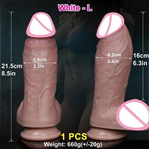 Gode Double Silicone Pour Homme Et Femme,Peau Réaliste,Optique Douc... on Productcaster.