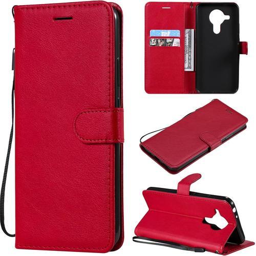 Coque Compatible Avec Nokia 3.4 Premium Pu Flip Portefeuille Étui H... on Productcaster.