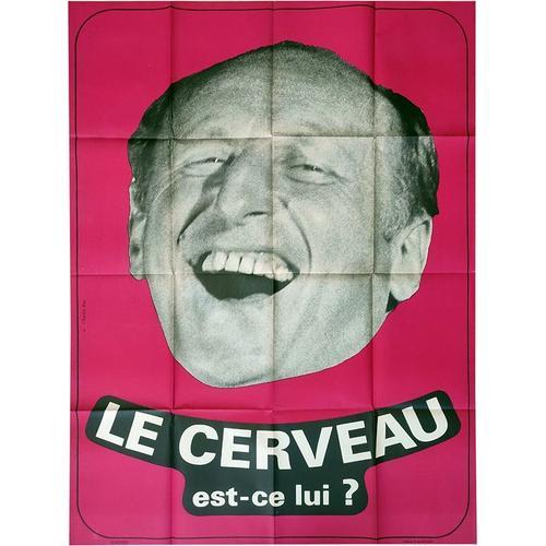 Le Cerveau - Véritable Affiche De Cinéma Pliée - Format 120x160 Cm ... on Productcaster.