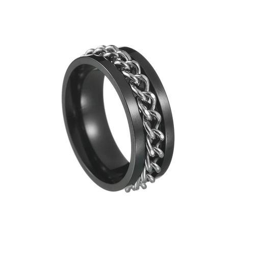 Jospinner-Bague En Acier Inoxydable Pour Homme,Rotation,Anlande,Fid... on Productcaster.