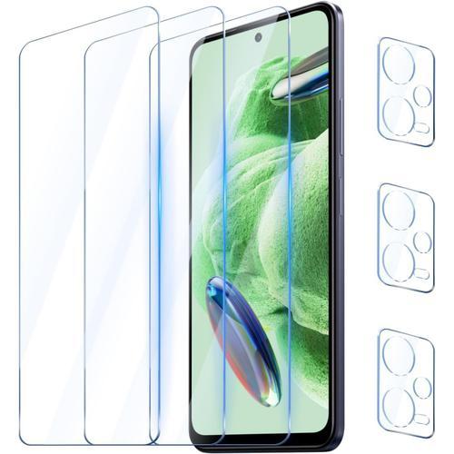 3 Pièces Verre Trempé Pour Xiaomi Redmi Note 12 5g 6,67 Pouces Avec... on Productcaster.