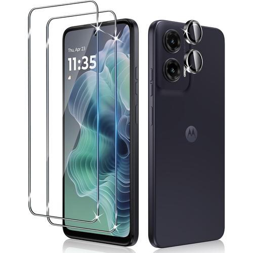 Verre Trempé Pour Motorola Moto G35 Avec Caméra Protecteur, 2 Pièce... on Productcaster.