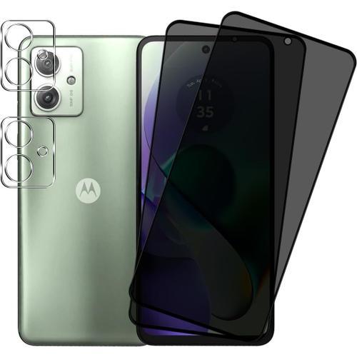 Verre Trempé Anti Espion Pour Motorola Moto G64, 2 Pièces Privacy F... on Productcaster.