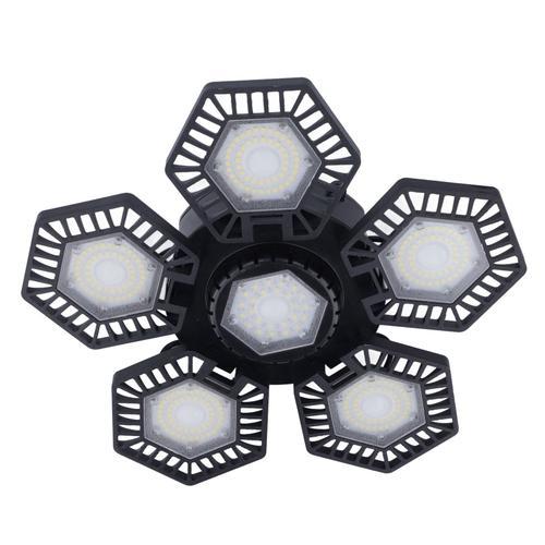 Plafonnier Led Pour Garage, Lampe De Travail, 5 Panneaux Pliants, 1... on Productcaster.