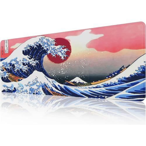 Japan Kanagawa Surfing Mouse Pad (80x30x0,3CM) Tapis de souris éten... on Productcaster.