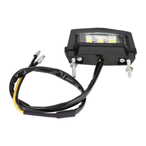 Mini éClairage De Plaque D'immatriculation Led Pour Moto, 12v on Productcaster.