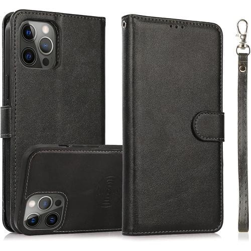 Iphone 14 Pro Wallet Case Avec Support De Carte, Détachable 2-En-1 ... on Productcaster.