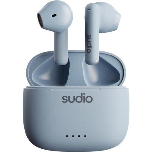 A1 Bleu Écouteurs avec Bluetooth, Touch Control avec Station de Cha... on Productcaster.