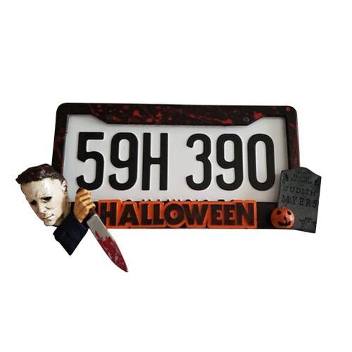 Cadre De Plaque D'immatriculation D'horreur D'halloween, Couverture... on Productcaster.