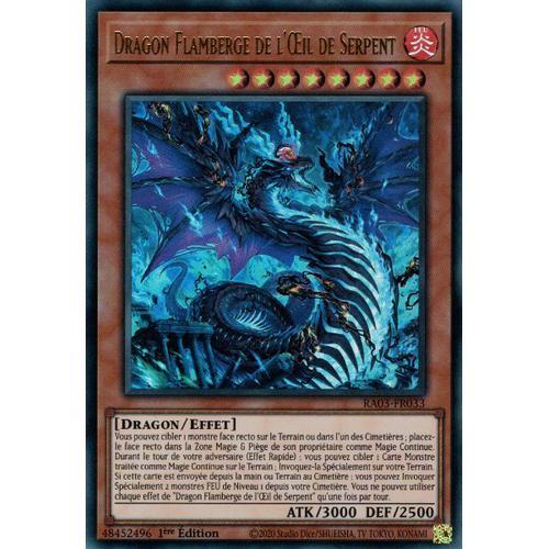 Yu Gi Oh Ra03 Fr033 Dragon Flamberge De L'?Il De Serpent Ultra Rare on Productcaster.