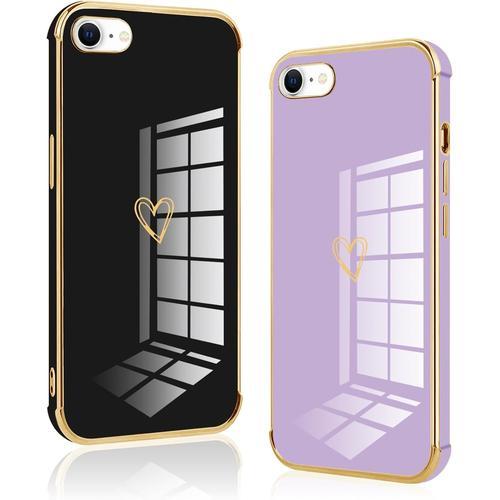 2 Packs Coque Pour Iphone 8/Iphone Se 2020/Iphone 7/Se 2022, Silico... on Productcaster.