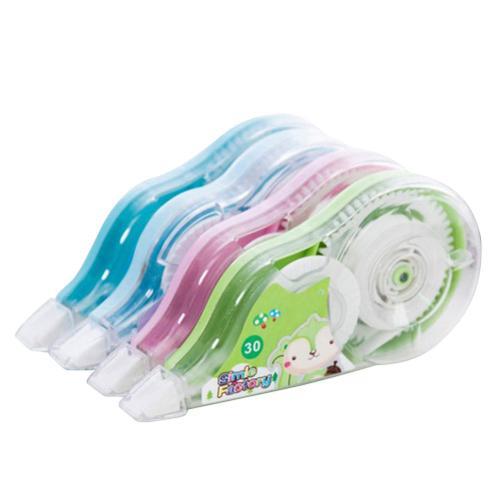 4 Pcs Double Face Points Adh¿¿Sifs Stick Roller Correction Tapes Ef... on Productcaster.