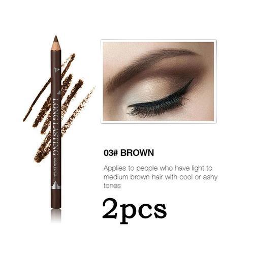 Menow-Crayons Eye-Liner Longue Dur¿¿E",2 Pi¿¿Ces,3 Couleurs,Waterpr... on Productcaster.