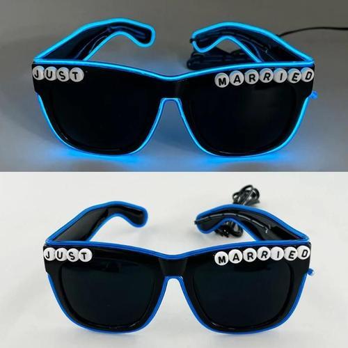 Lunettes LED qui manquent juste de lumière pour cérémonie, fête de ... on Productcaster.