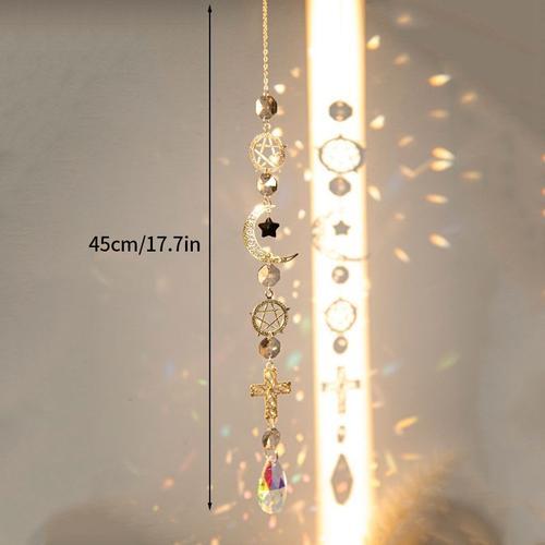 Attrape-Soleil en Clip,Pendentif Tendance,Lune,Étoile,Arc-en-ciel,V... on Productcaster.