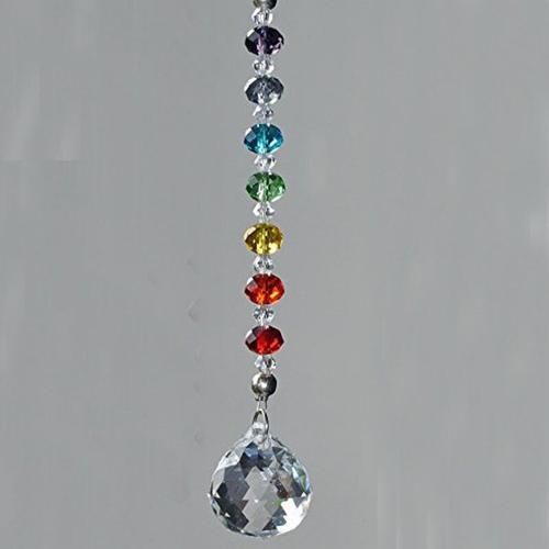 Boule prisme en cristal de 20mm,30mm,40mm,Chakra,couleurs,rondelles... on Productcaster.