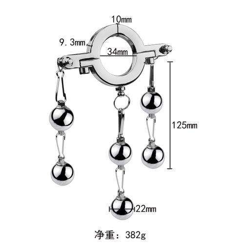 Anneau De Pénis À Boule En Métal Pour L'agrandissement Du Pénis, Di... on Productcaster.