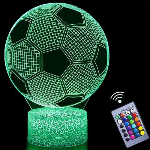 Football Night Light, 16 Changement De Couleur Tactile Télécommande... on Productcaster.