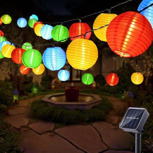 Guirlande Lumineuse Lampe Solaire Jardin, 10m 30 Led Lampion Guirla... on Productcaster.