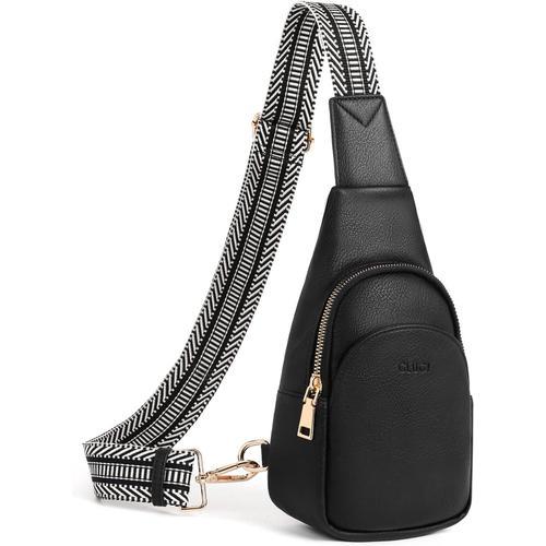 Sling Bag Sac De Poitrine Pour Femme En Cuir Pu Sac Bandouli¿¿re Pe... on Productcaster.