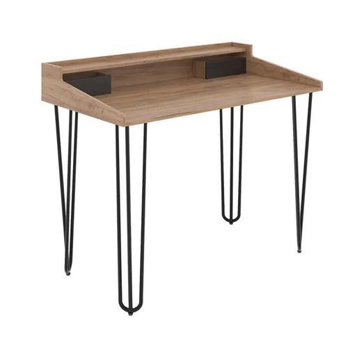 Bureau Sannar, 110 X 60 Cm Avec Tiroirs, Chêne, Vicco on Productcaster.