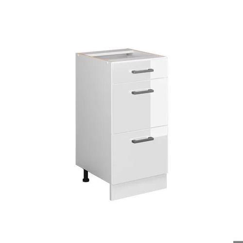 Vicco Meuble Cuisine R-Line, Blanc Haute Brillance, 40 Cm Avec Tiro... on Productcaster.