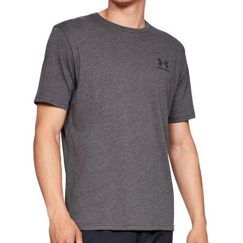 T-Shirt Gris Homme Under Armour Left Chest on Productcaster.