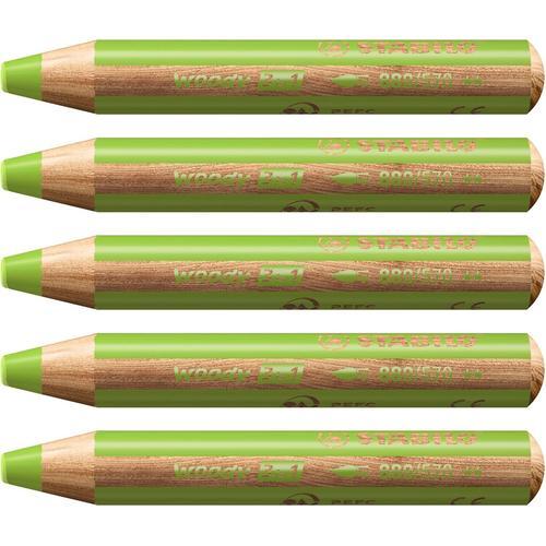 Crayon De Couleur - Woody 3in1 - Lot X 5 Crayons De Coloriage - Ver... on Productcaster.