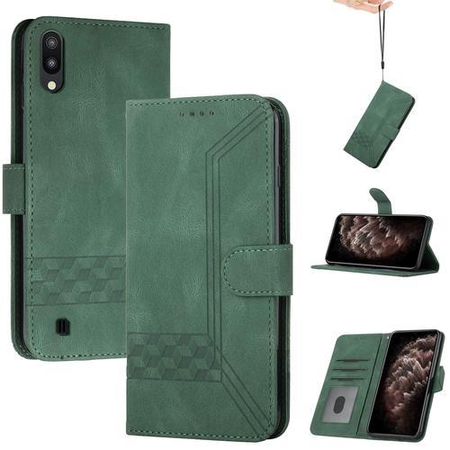 Coque Pour Samsung Galaxy A10,Housse En Cuir Pu Pochette Portefeuil... on Productcaster.