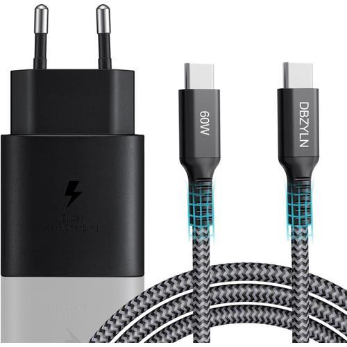 USB C Chargeur 25W Charge Rapide avec Câble pour Galaxy S24,S23,S22... on Productcaster.