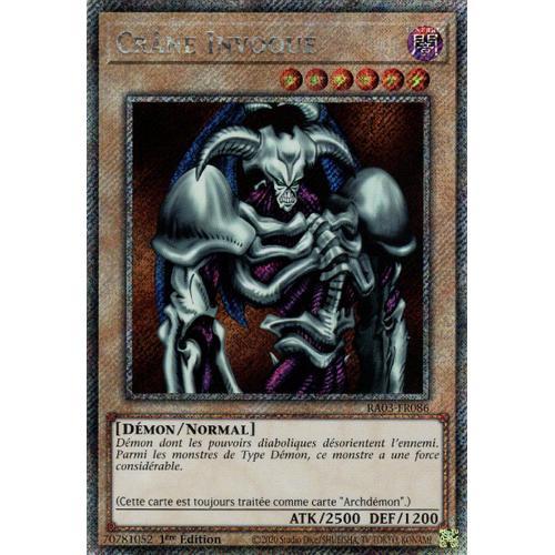 Yu Gi Oh Ra03 Fr086 Crâne Invoqué Platinum Secret Rare on Productcaster.