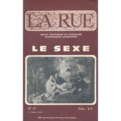 La Rue. Revue Culturelle Et Littéraire D'expression Anarchiste. N°1... on Productcaster.