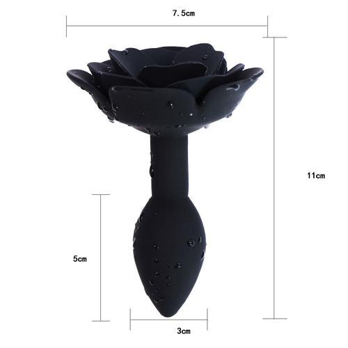 Plug Anal En Silicone Pour Femme Et Homme, Jouet Sexuel, Fleur De R... on Productcaster.