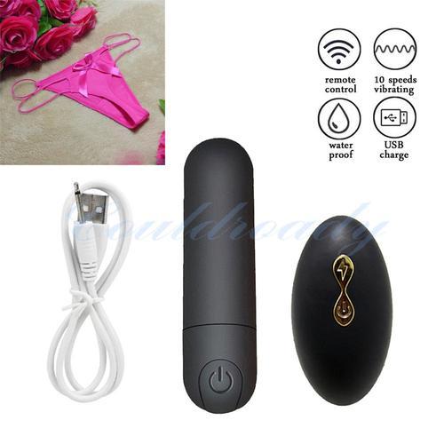 Culotte Vibrante Avec Télécommande Sans Fil Pour Femme, Jouet Sexue... on Productcaster.