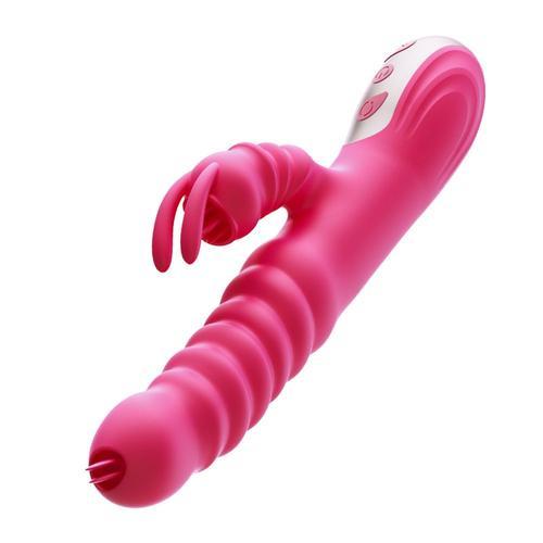 Vibromasseur Cunnilingus À Double Langue Pour Femme, Gode Rotatif T... on Productcaster.