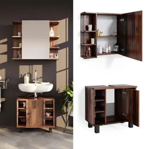 Ensemble mobilier de salle de bains VICCO FYNN - Armoire de toilett... on Productcaster.