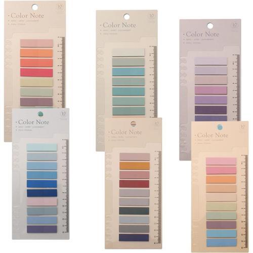 Lot De 1200 Onglets Adhésifs Transparents, Drapeaux Pastel, Onglets... on Productcaster.