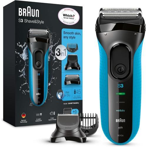 3010bt Rasoir Électrique Rechargeable Pour Homme Avec Tondeuse À Ba... on Productcaster.