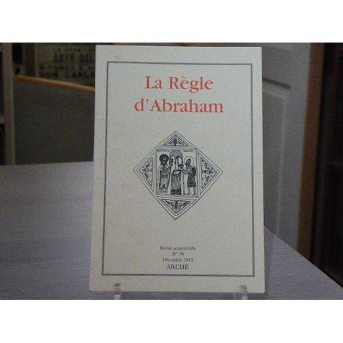 La Regle D'abraham. Revue Semestrielle N on Productcaster.