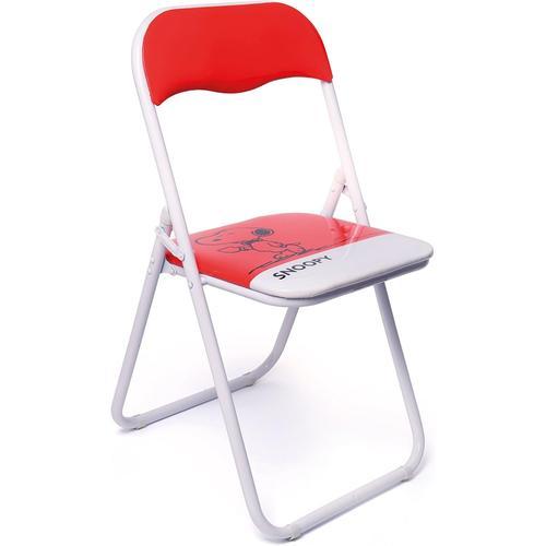 48922 Chaise Snoopy En Métal,Rouge,5 X 43 X 93 Cm on Productcaster.