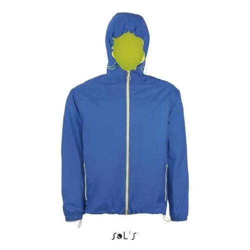 Coupe-Vent Homme Skate Royal/Jaune Fluo - L - Bleu - Déperlant - Co... on Productcaster.