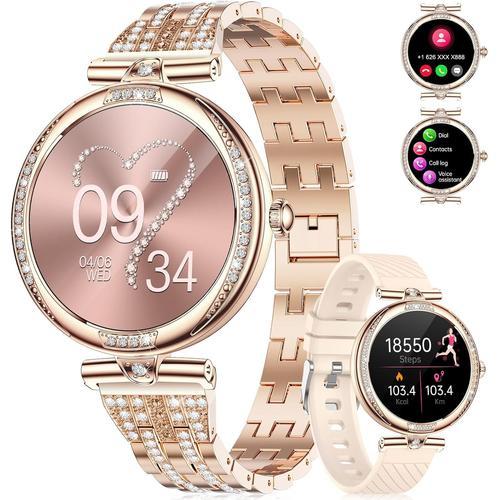 Montre Connectée Femme 1,19"" Amoled Bluetooth Appels Pour Android ... on Productcaster.