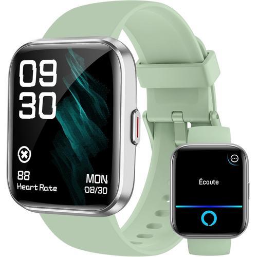 Montre Connectée Femme Homme Appel Bluetooth, 1.8"" Smartwatch Avec... on Productcaster.